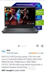 DELL G15 5530 Gaming Laptop