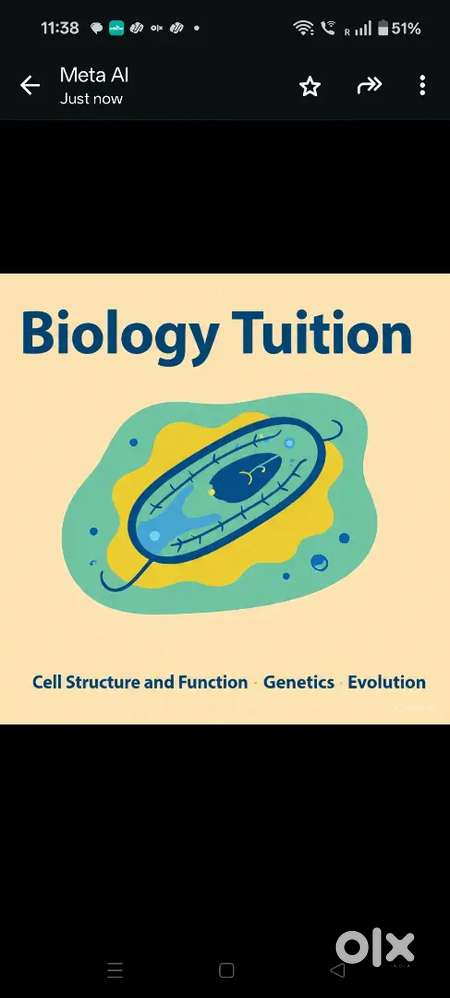 Tuition for Science , Biology For all classes.