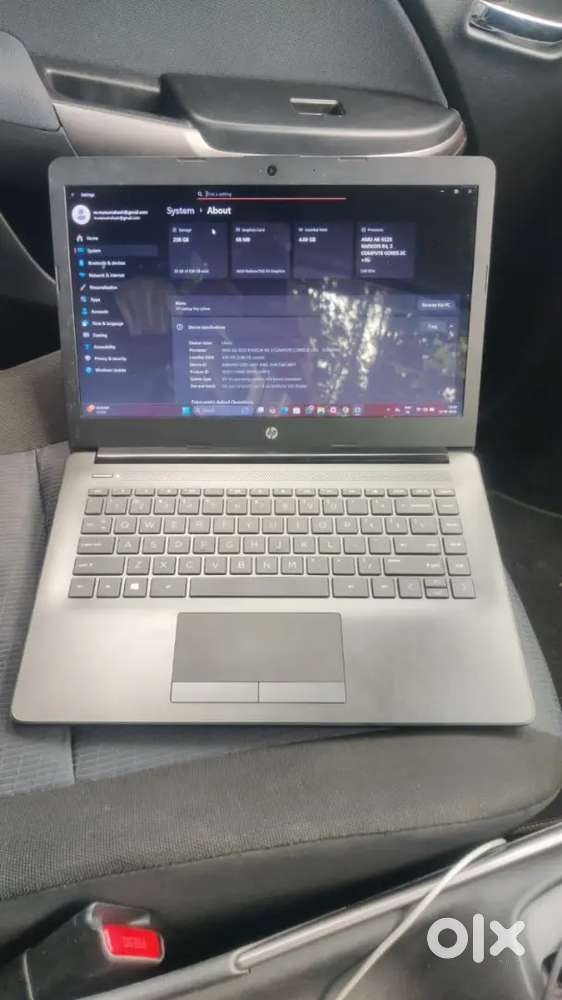 HP Laptop 4GB, 256GB, AMD PROCESSOR