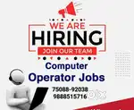 Required male/female for computer operator.