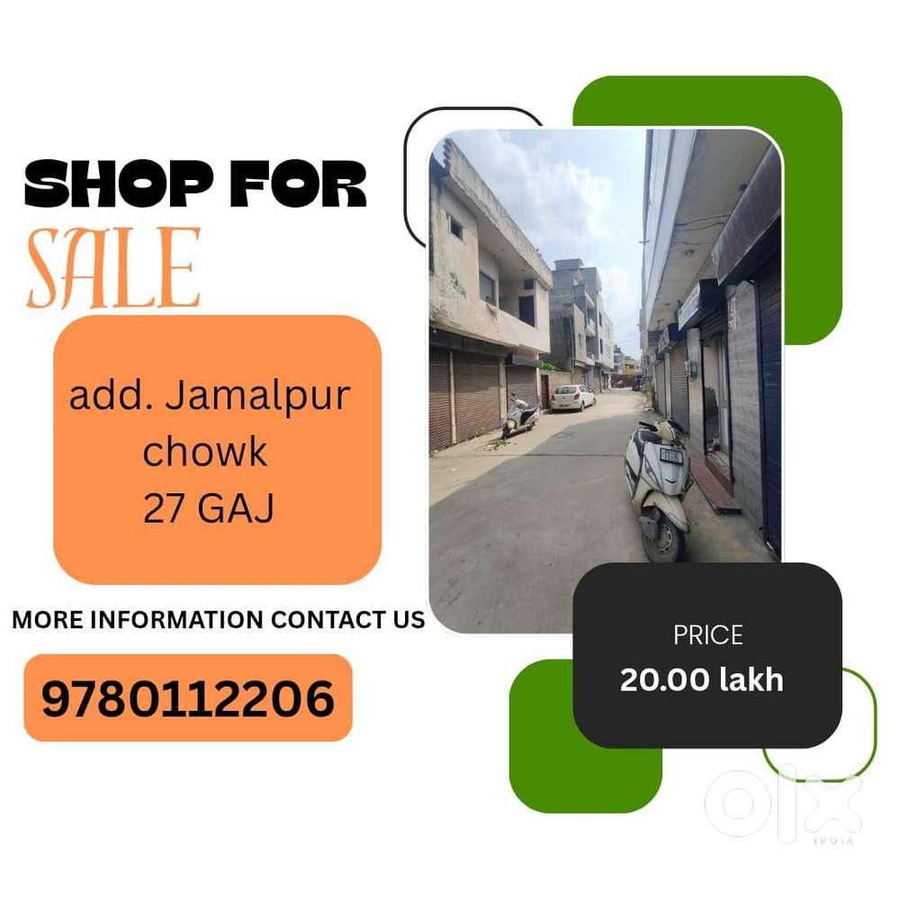 27 gaj sale for shop 20 lakh