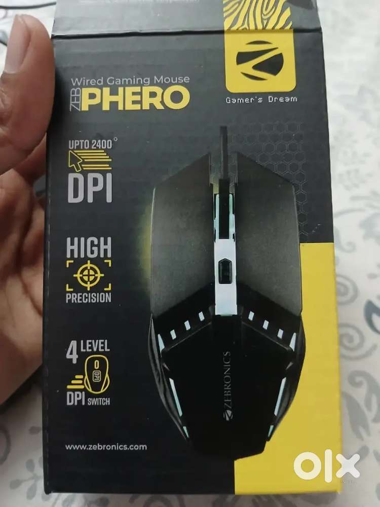 ZEBRONICS PHERO GAMING MOUSE