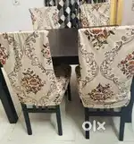 Dining Table with 4 Chairs – Good Condition (₹9000, Negotiable)