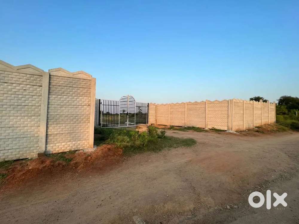 Open plots for sale 100 sq.yrd only 5,50,000