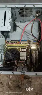 Pc cabinet and motherboard and Ram's available