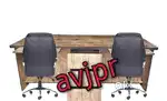 New Two Seater Wooden Office Table for Sale – double seater table
