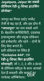 Flat at Jagatpura in 5200 per sq ft