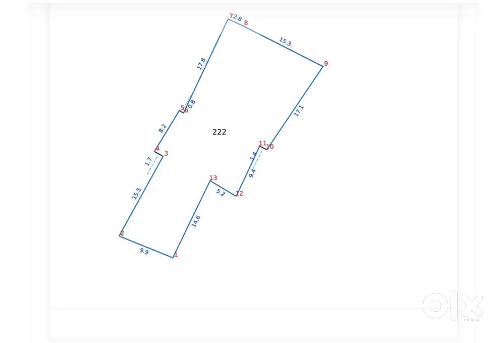 14 cent land plot near Aralumoodu