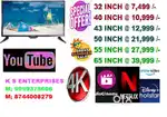 32 INCH  SMART LED TV  @  7,499 /-