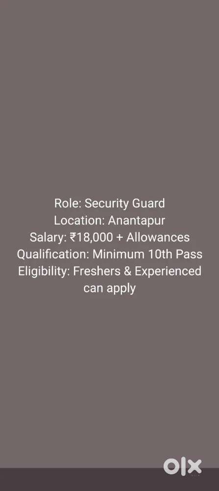 Security guard