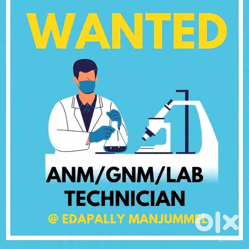 ANM/GNM staff wanted for a clinic @ manjummelanjummel