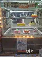 Cake display fridge