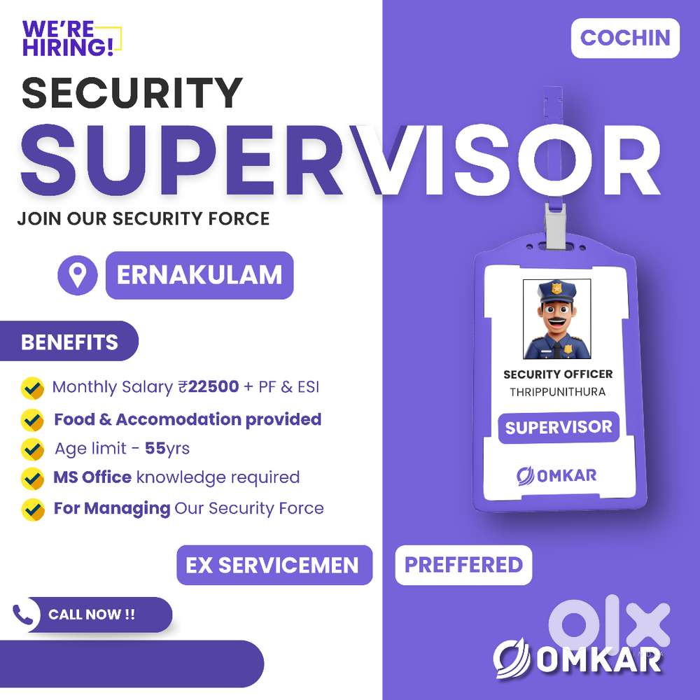 Ex-Servicemen Security Supervisor [Thrippunithura]