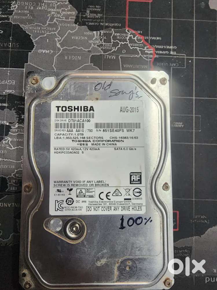 Hard drive  1 TB @ 2550