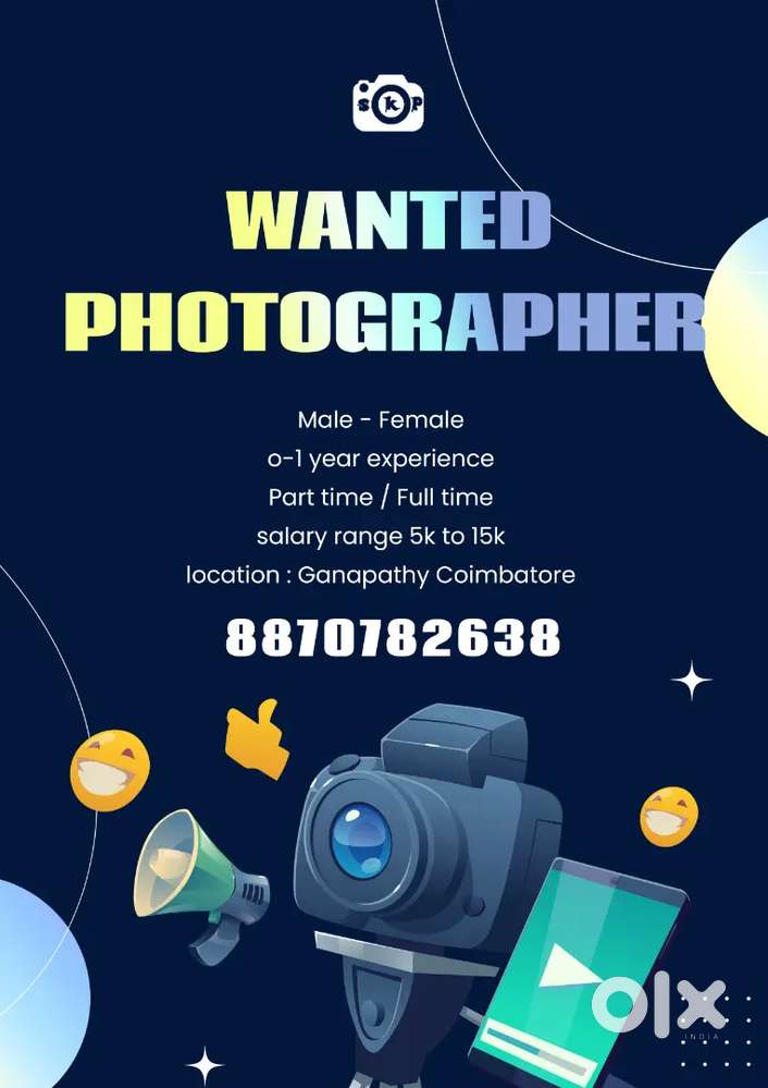 Photographer videographer wanted
