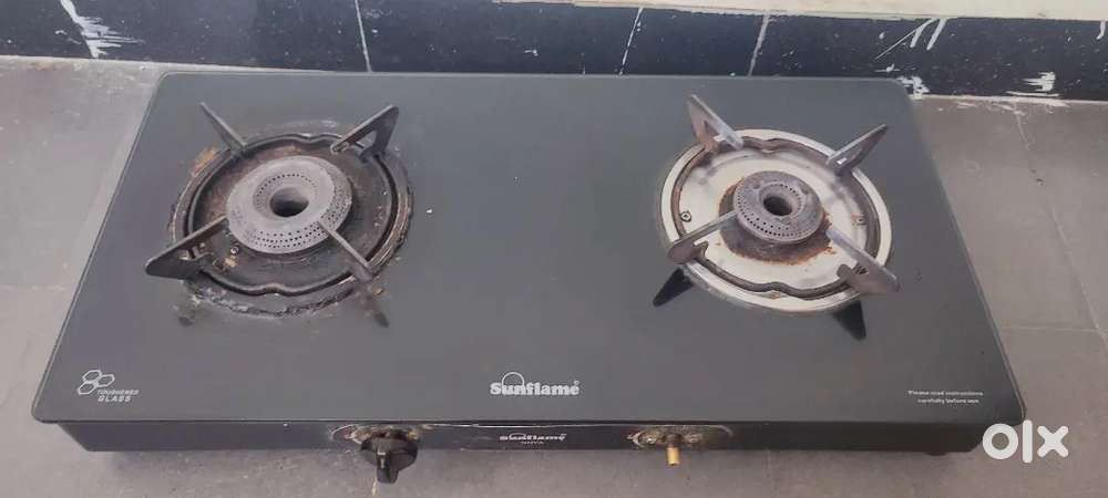 Sunflame brand 2-burner gas stove  fully working condition