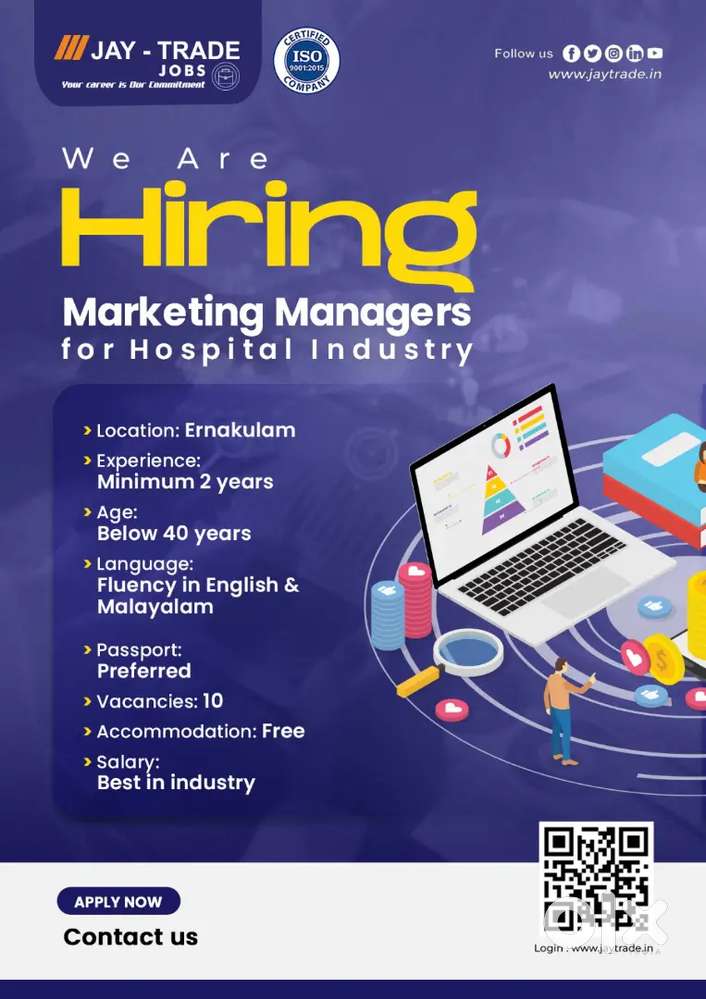 Marketing managers for Hospital Industry
