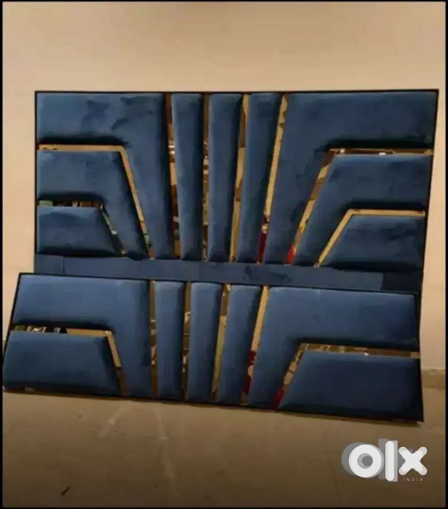 Unique design double bed with box