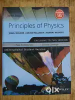Principles of Physics, Resnick Halliday