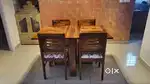 4 seater foldable dining table | sheesham wood