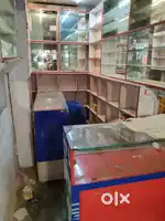 Cosmetics Shop's Furniture And Counter with Glass.
