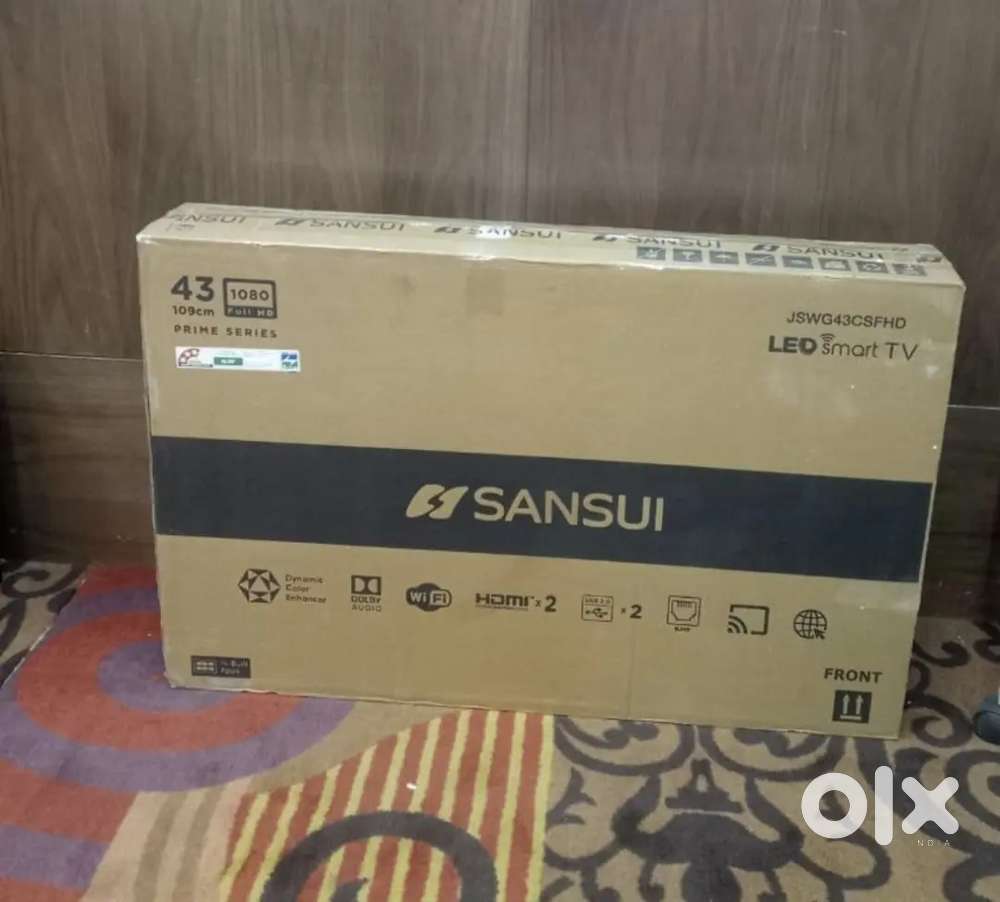 Smart Tv sansui 43 inch new sealed pack with 1 year warrenty