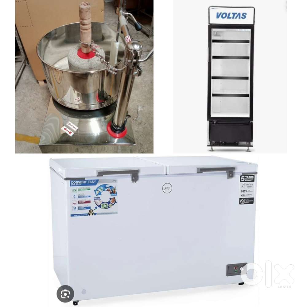 Commercial Fridge and Fridger and Idli 5kg grinder