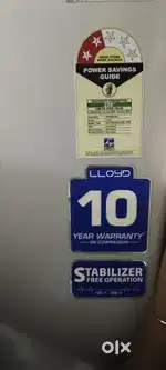 Lloyd 276 litres , rarely used same as new fridge with stand