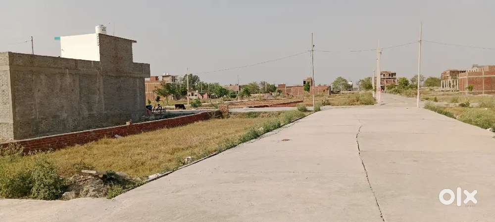 Unnao jaipuriya school ke samne plot uplabdh