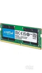 Crucial RAM 8GB DDR4 3200MHz CL22 (or 2933MHz or 2666MHz) Laptop Memo