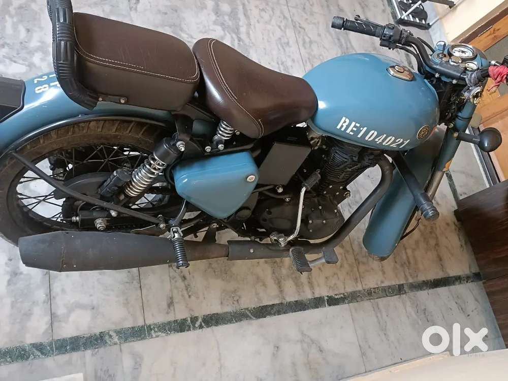 Bike is in good condition driven by single handedly