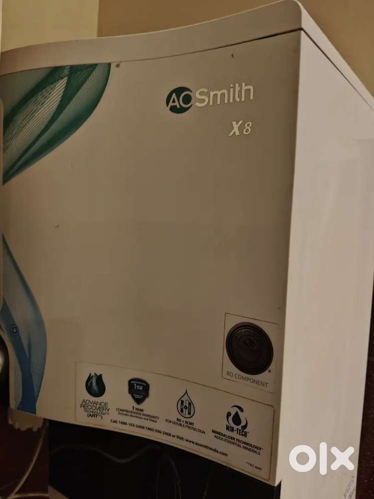 Water purifierRO, AO smith X8