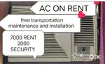Window ac 1.5 ton ac on rent