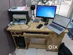 Office table and single bed