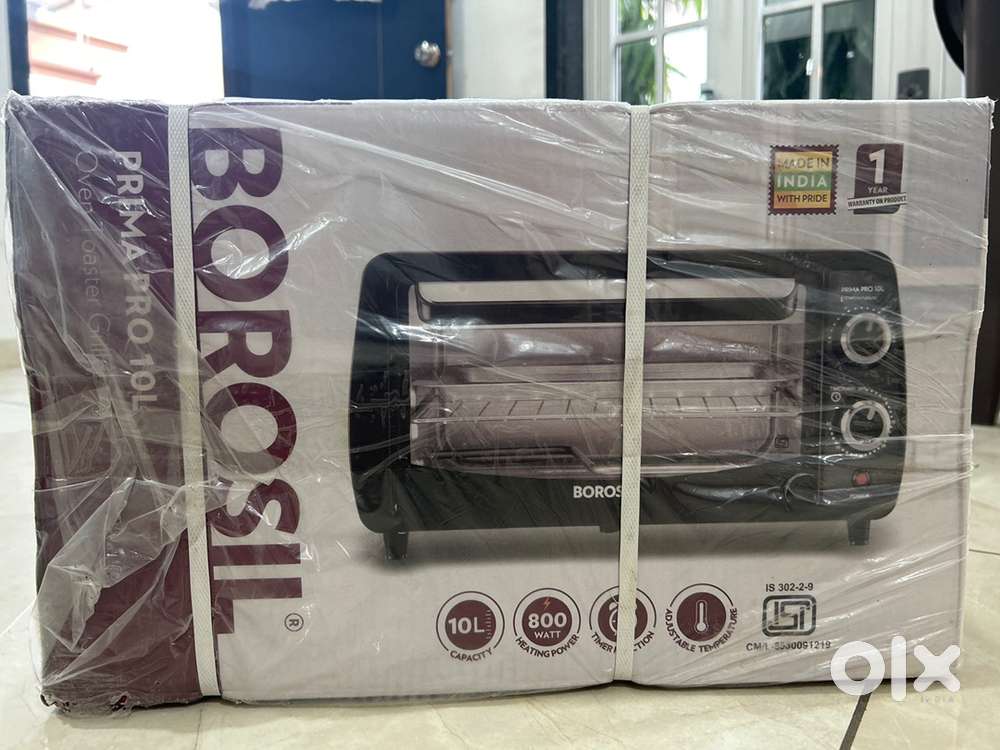 Borosil Prima Pro 10L Oven Toaster Griller (OTG) Seal packed unused