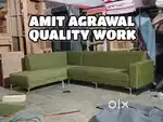 Green color beautiful looking sofa set!!