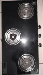 3 burner gas stove