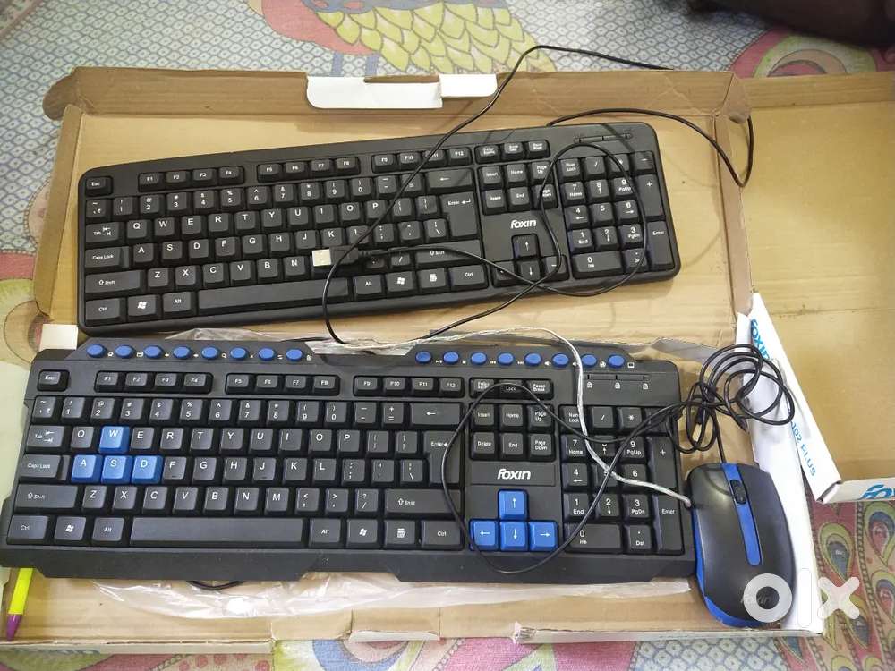 2 pis Foxin keybord 1 mouse