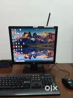 Full desktop HP original computer pc, cpu, keyboard