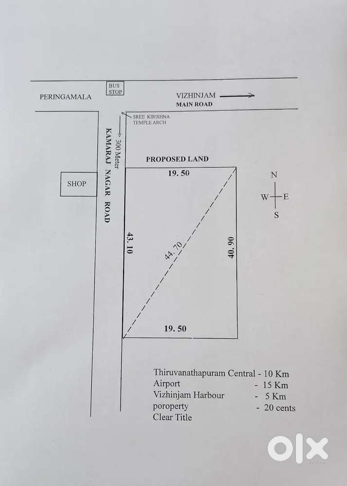 Land for sale at Peringamala