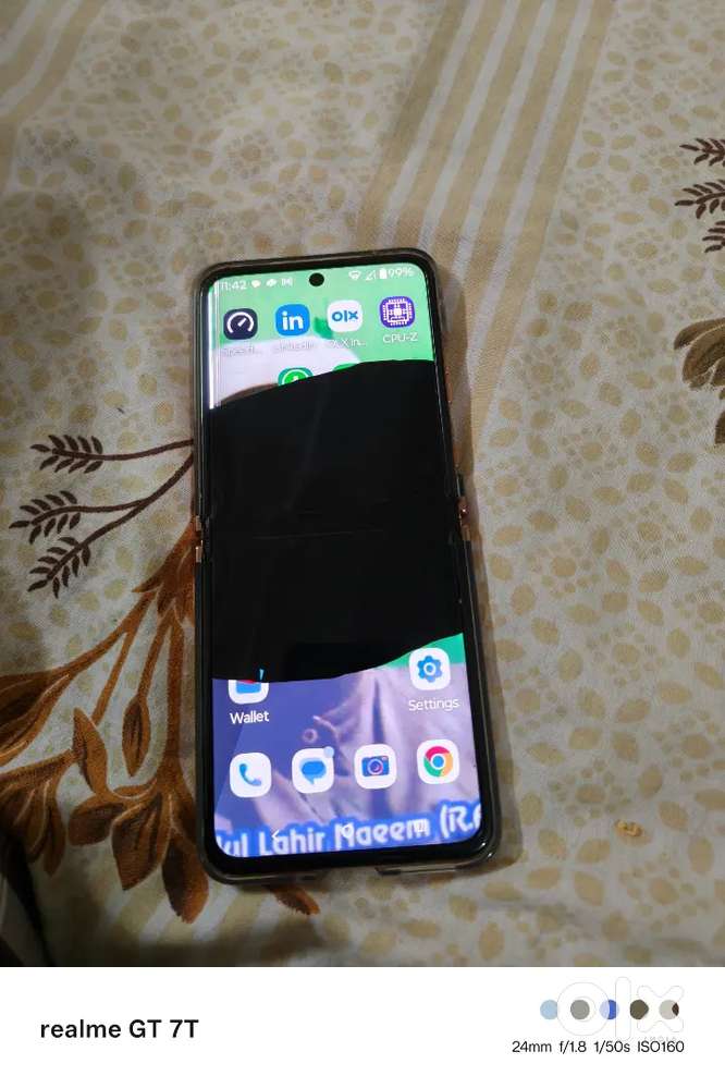 Moto razr 40 ultra flip 256GB inner main display not working damaged