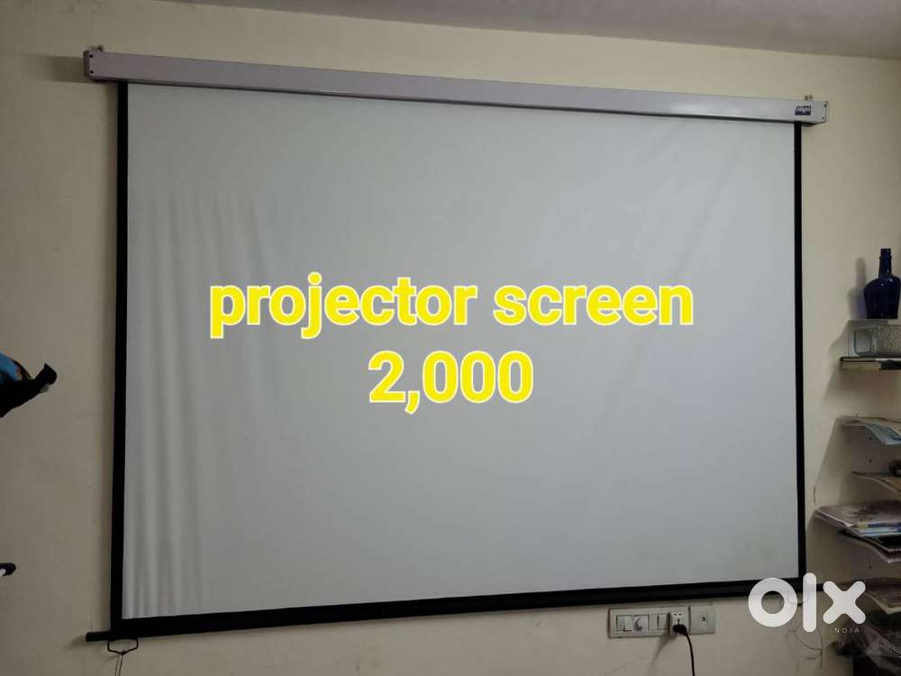 benq monitor 27inch and projector with screen