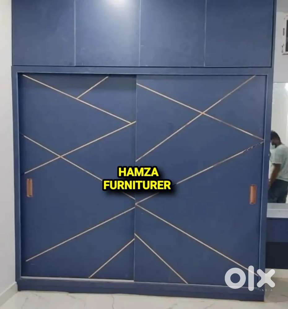 HAMZA FURNITURE New designer stylish luxury Plywood sliding wardrobe