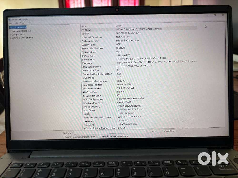 Lenovo IdeaPad Slim 3 Intel Core i3 11th Gen 1115G4-(8 GB/512 GB SSD)