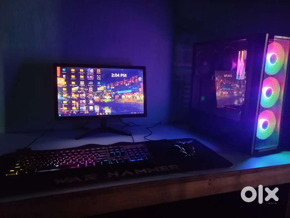 Gaming Desktop with ryzen 5 5600G and Gigabyte B450m motherboard