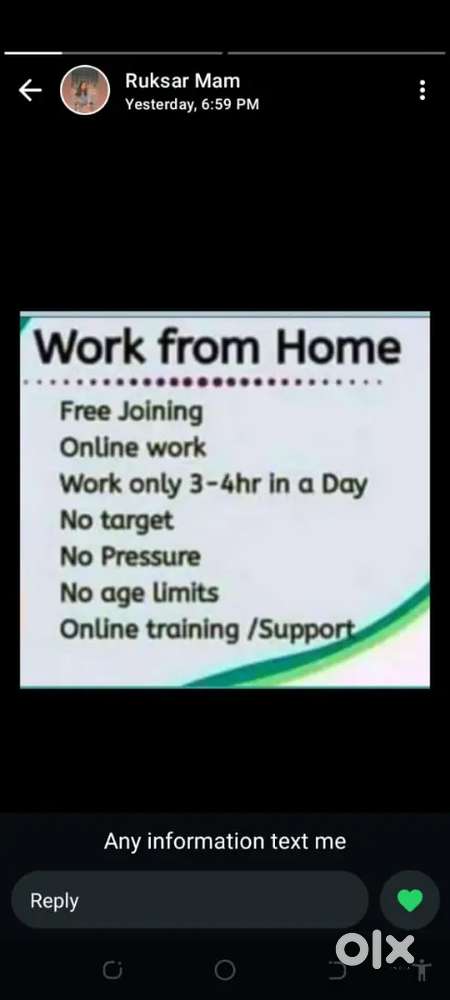 Work from home