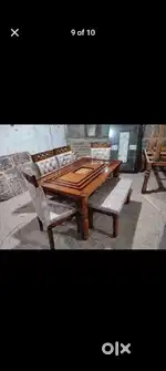 4 chair Dinning table with 2seater bench
