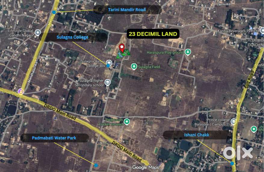 Corner Plot at Mendasul  100m from Sulagna College  30 Link Road