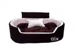 TRANDING STYLISH Sofas, Beds For Dog And Cat S Pet Bed (Brown, Cream)