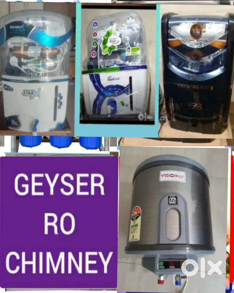 UNDER SINK RO, CHIMNEY, UNDER SINK RO, COMERCIAL RO GEYSER REPAIR SALE